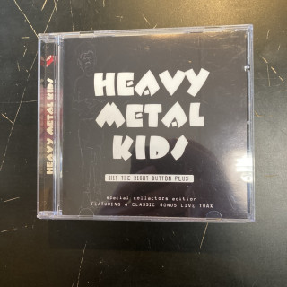 Heavy Metal Kids - Hit The Right Button Plus CD (VG/M-) -glam rock-